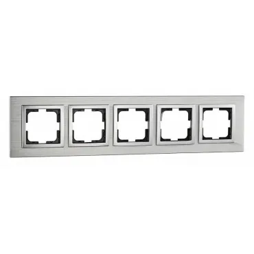 Рамка на 5 постов Mono Electric Style Aluminium 107-800000-164