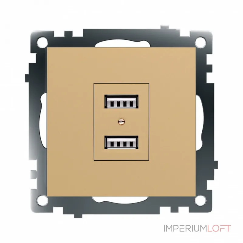 Розетка USB без рамки Stekker Катрин 49229 от ImperiumLoft