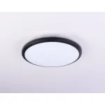 Потолочный светодиодный светильник FZ1233 BK черный IP44 22W 6400К D260*55 (Без ПДУ) от NovaLamp