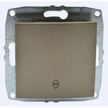 Выключатель проходной одноклавишный без рамки Mono Electric Despina / Larissa 500-002325-109 Выключатель проходной одноклавишный без рамки Mono Electric Despina / Larissa 500-002325-109