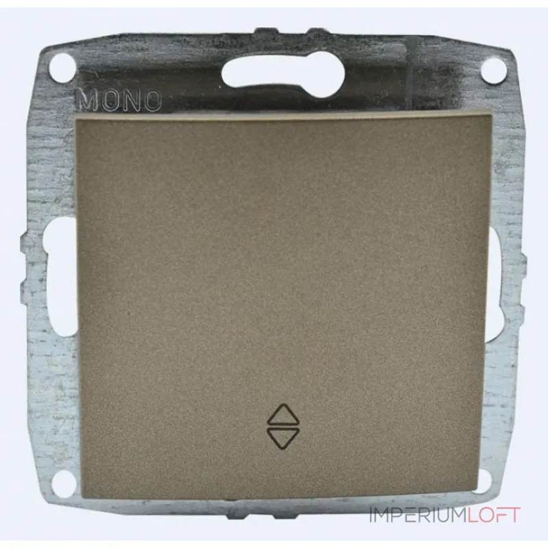 Выключатель проходной одноклавишный без рамки Mono Electric Despina / Larissa 500-002325-109 от ImperiumLoft Выключатель проходной одноклавишный без рамки Mono Electric Despina / Larissa 500-002325-109 от ImperiumLoft
