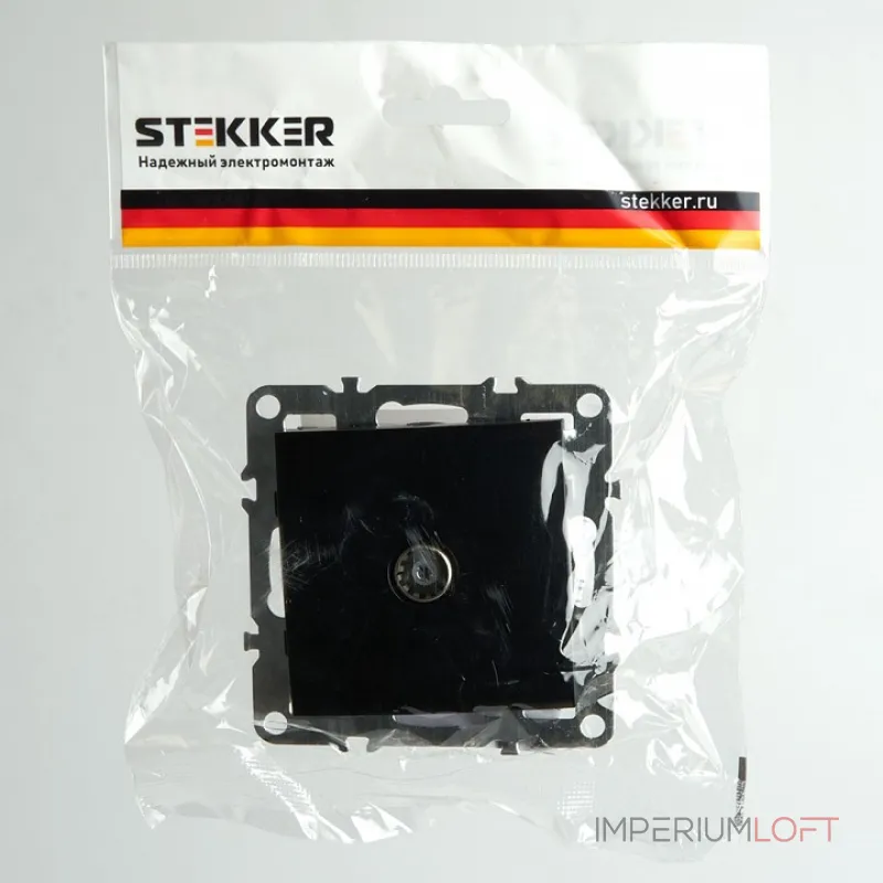 ТВ-розетка без рамки Stekker Эрна 49152 от ImperiumLoft ТВ-розетка без рамки Stekker Эрна 49152 от ImperiumLoft