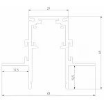 Трек встраиваемый Elektrostandard Slim Magnetic a067496 от ImperiumLoft