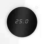 Терморегулятор электронный S70 с индикацией и датчиком для теплого пола (белый глянцевый) Voltum VLS070101