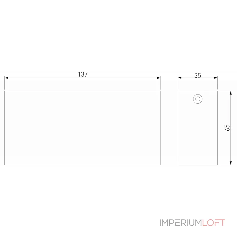 Накладной светильник Elektrostandard Block a066991 от ImperiumLoft