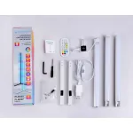 Светильник светодиодный напольный RGB с пультом FL8020 WH белый LED 15W RGB D32*1250 (ПДУ РАДИО 2.4G) от NovaLamp