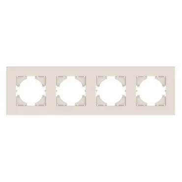 Рамка на 4 поста Gusi Electric CITY С1114-003 Рамка на 4 поста Gusi Electric CITY С1114-003