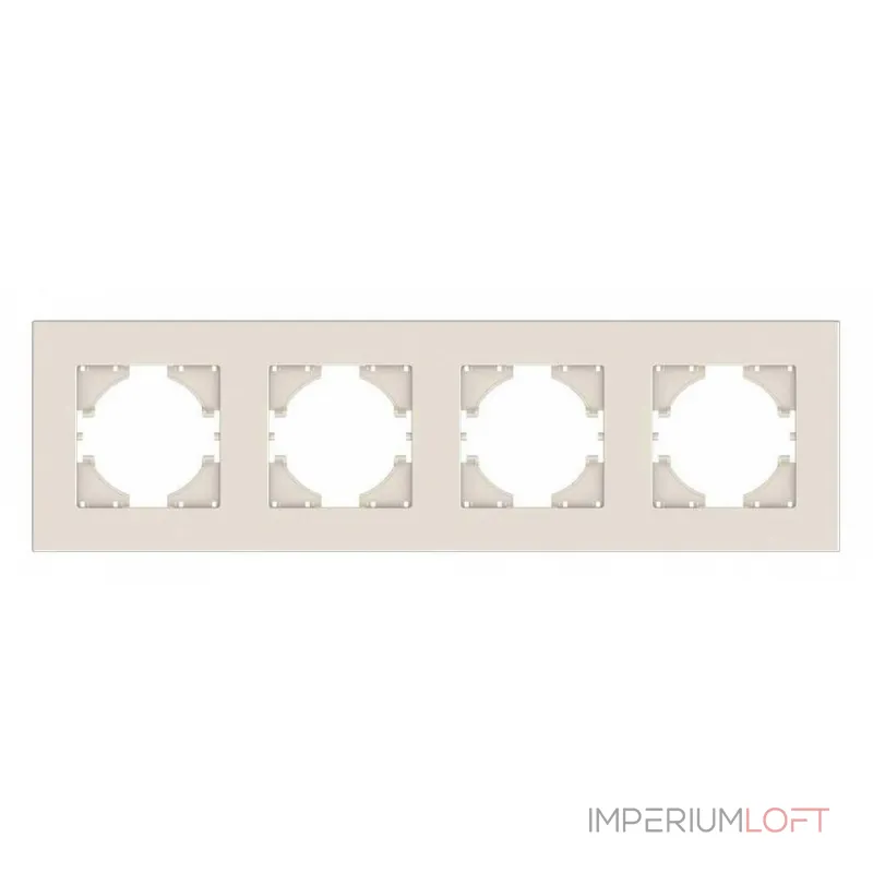 Рамка на 4 поста Gusi Electric CITY С1114-003 от ImperiumLoft