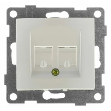 Розетка телефонная RJ-12 без рамки Gusi Electric BRAVO С10Т1-028