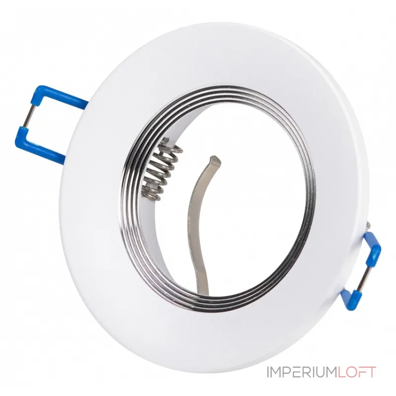 Встраиваемый светильник Эра KL107 WH/SL Б0061096 от ImperiumLoft