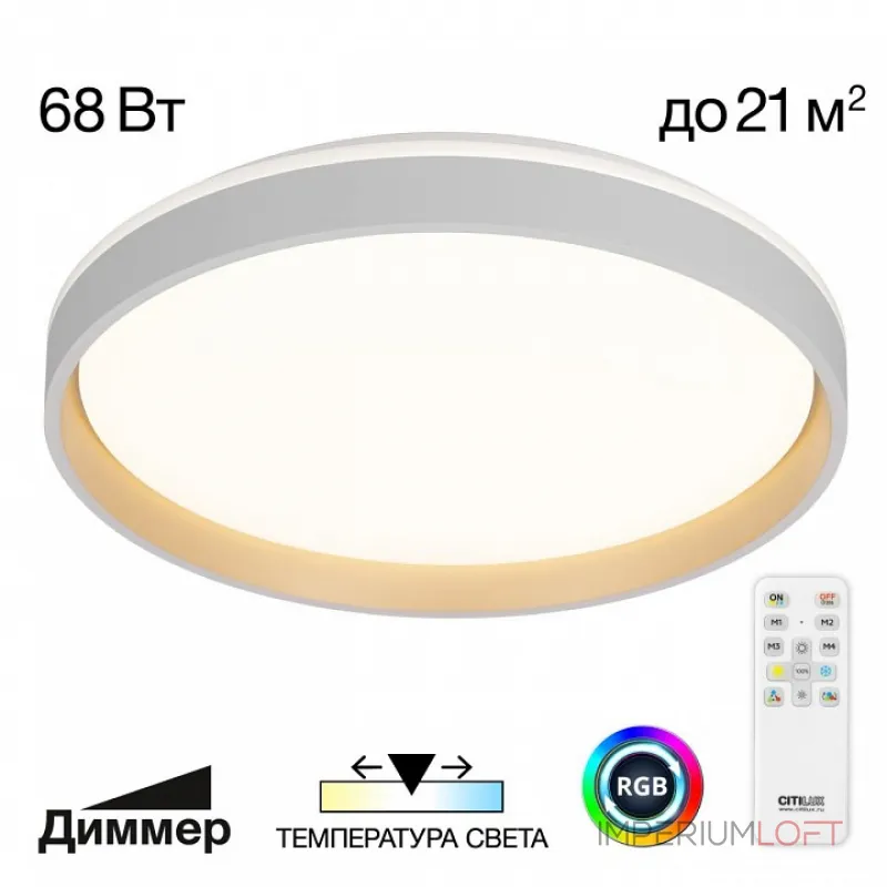 Накладной светильник Citilux ENZO CL753450G от ImperiumLoft