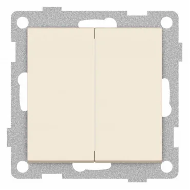 Выключатель проходной двухклавишный без рамки Gusi Electric UGRA С11В8-003 Выключатель проходной двухклавишный без рамки Gusi Electric UGRA С11В8-003