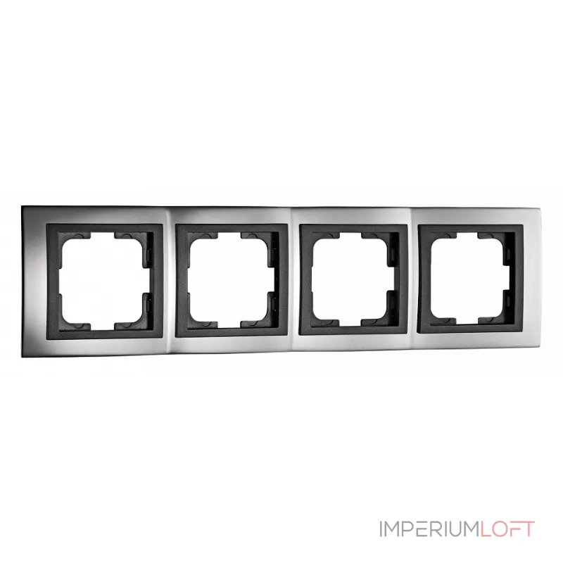 Рамка на 4 поста Mono Electric Chrome 106-420000-163 от ImperiumLoft