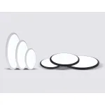 Потолочный светодиодный светильник FZ1233 BK черный IP44 22W 6400К D260*55 (Без ПДУ) от NovaLamp