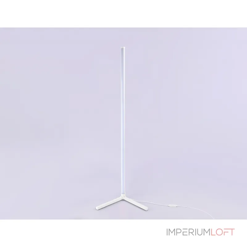 Светильник светодиодный напольный RGB с пультом FL8020 WH белый LED 15W RGB D32*1250 (ПДУ РАДИО 2.4G) от NovaLamp