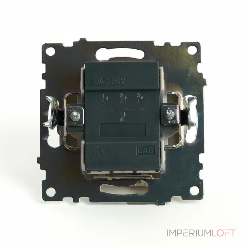 Выключатель трехклавишный без рамки Stekker Катрин 49219 от ImperiumLoft Выключатель трехклавишный без рамки Stekker Катрин 49219 от ImperiumLoft