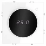 Терморегулятор электронный S70 с индикацией и датчиком для теплого пола (белый глянцевый) Voltum VLS070101