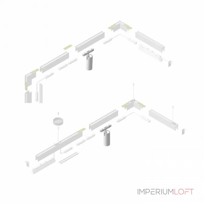 Подвесной светильник Vitaluce V2843 V2843-0/1S от ImperiumLoft