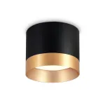 Накладной точечный светильник GX53 TN5317 BK/GD черный/золото GX53 D82*70 от NovaLamp