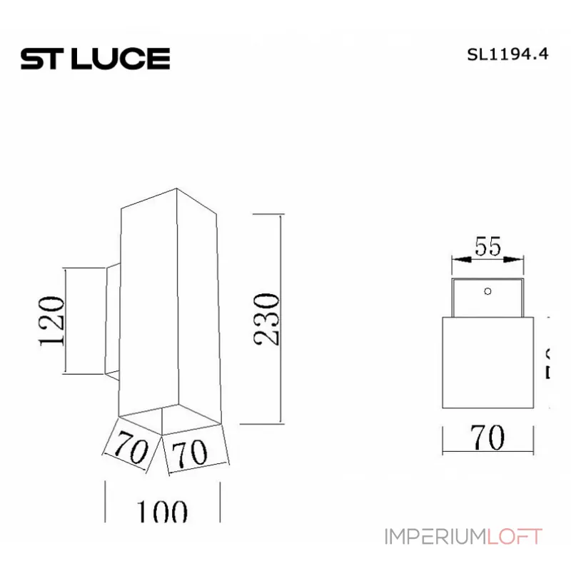 Накладной светильник ST-Luce Earthy SL1194.401.01 от ImperiumLoft