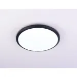 Потолочный светодиодный светильник FZ1233 BK черный IP44 22W 6400К D260*55 (Без ПДУ) от NovaLamp