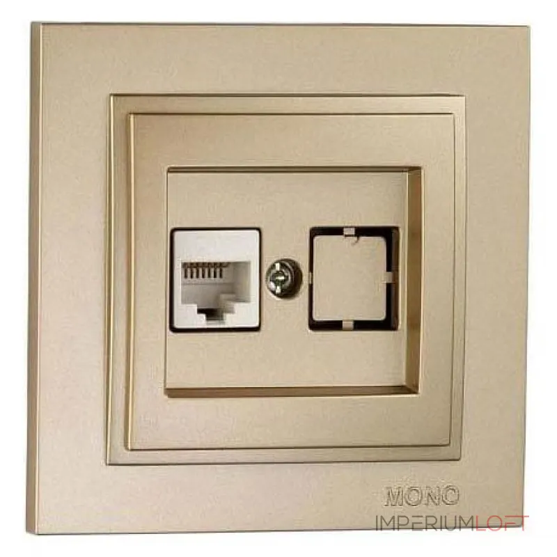 Розетка Ethernet RJ-45 Mono Electric Despina 102-222205-125 от ImperiumLoft Розетка Ethernet RJ-45 Mono Electric Despina 102-222205-125 от ImperiumLoft