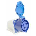 Розетка переносная разборная 2P+PE с крышкой Stekker ST 49433 от ImperiumLoft