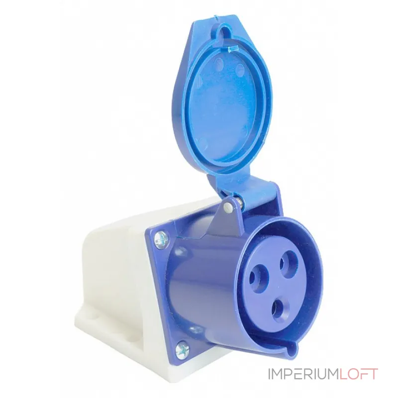 Розетка переносная разборная 2P+PE с крышкой Stekker ST 49433 от ImperiumLoft Розетка переносная разборная 2P+PE с крышкой Stekker ST 49433 от ImperiumLoft