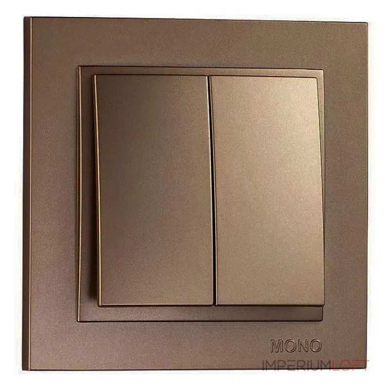 Выключатель двухклавишный Mono Electric Despina 102-232325-102 от ImperiumLoft Выключатель двухклавишный Mono Electric Despina 102-232325-102 от ImperiumLoft