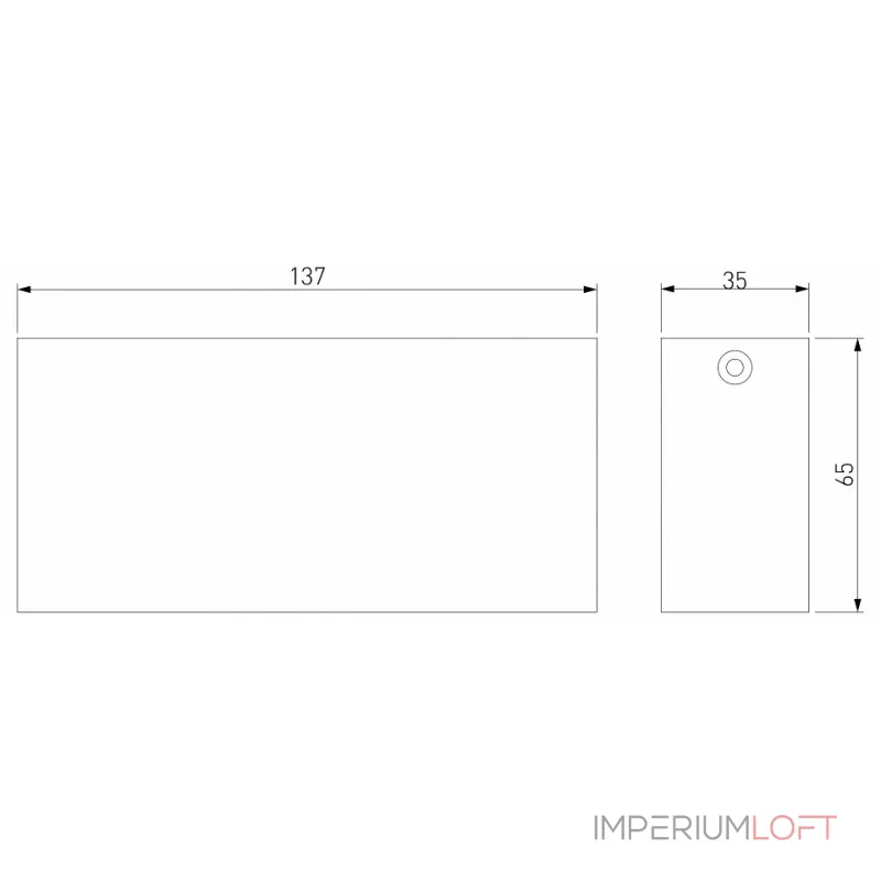 Накладной светильник Elektrostandard Block a066991 от ImperiumLoft