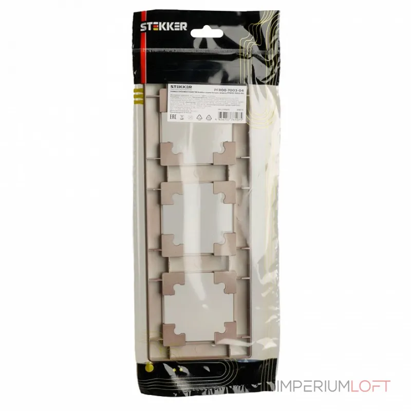 Рамка на 3 поста Stekker PFR00-7003-04 39819 от ImperiumLoft