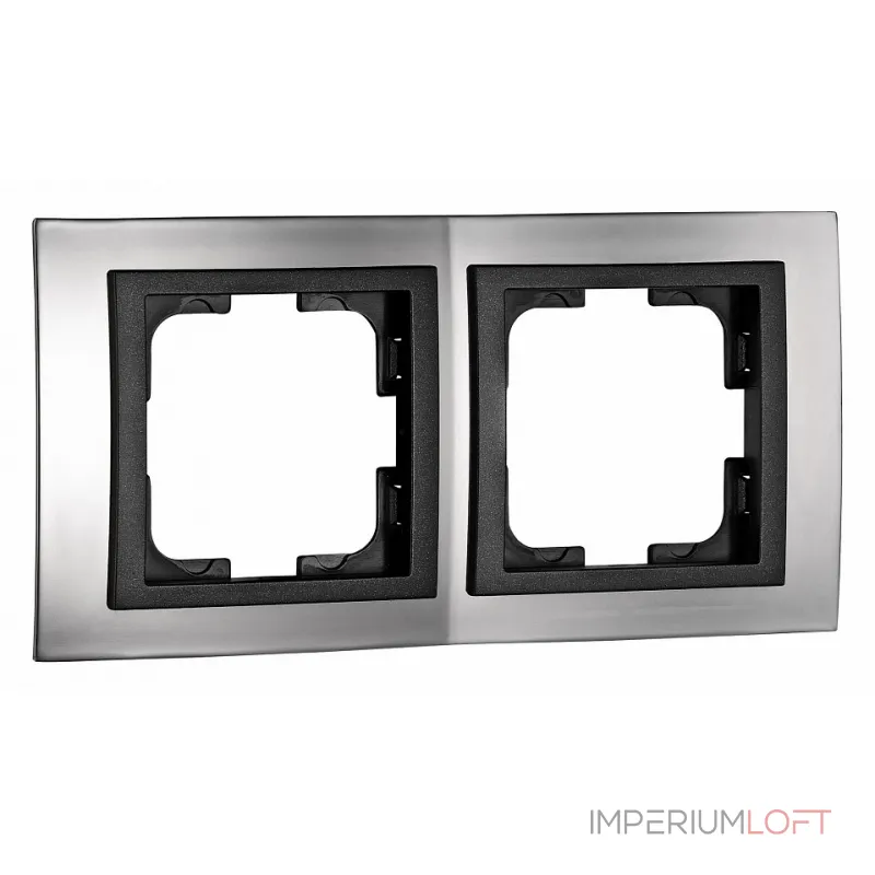 Рамка на 2 поста Mono Electric Chrome 106-410000-161 от ImperiumLoft Рамка на 2 поста Mono Electric Chrome 106-410000-161 от ImperiumLoft