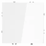 Перекрестный переключатель встраиваемый S70 одноклавишный 10А (белый глянцевый) Voltum VLS010501