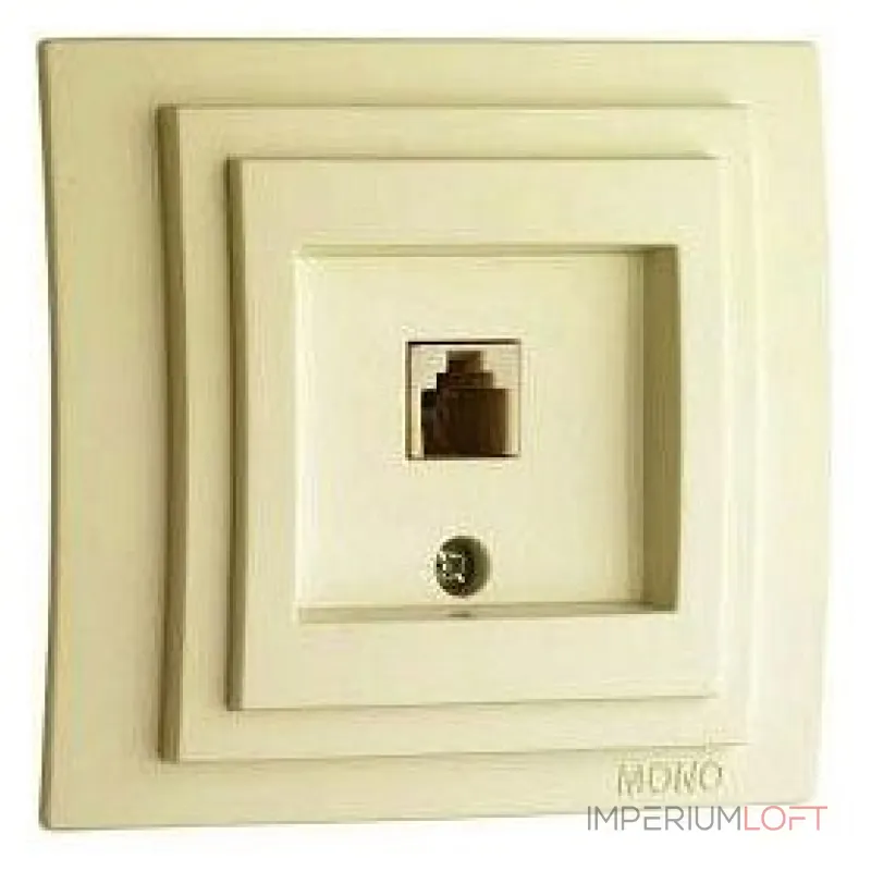 Розетка телефонная RJ-11 Mono Electric Larissa 103-171705-124 от ImperiumLoft Розетка телефонная RJ-11 Mono Electric Larissa 103-171705-124 от ImperiumLoft