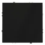 Проходной переключатель встраиваемый S70 одноклавишный 10А (черный матовый) Voltum VLS010308