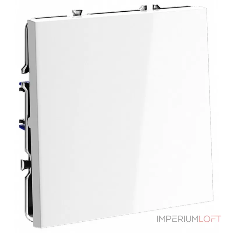 Перекрестный переключатель встраиваемый S70 одноклавишный 10А (белый глянцевый) Voltum VLS010501