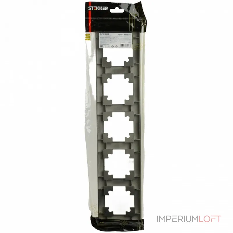 Рамка на 5 постов Stekker PFR00-7005-06 39811 от ImperiumLoft