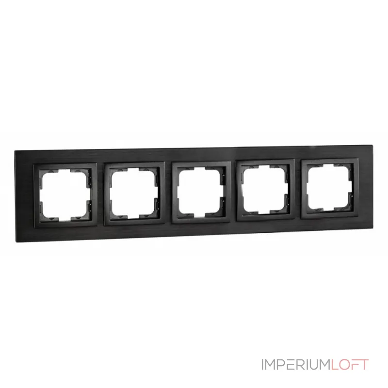 Рамка на 5 постов Mono Electric Style Aluminium 107-820000-164 от ImperiumLoft