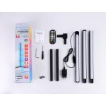 Светильник светодиодный напольный RGB с пультом FL8022 BK черный LED 15W RGB D32*1250 (ПДУ РАДИО 2.4G) от NovaLamp