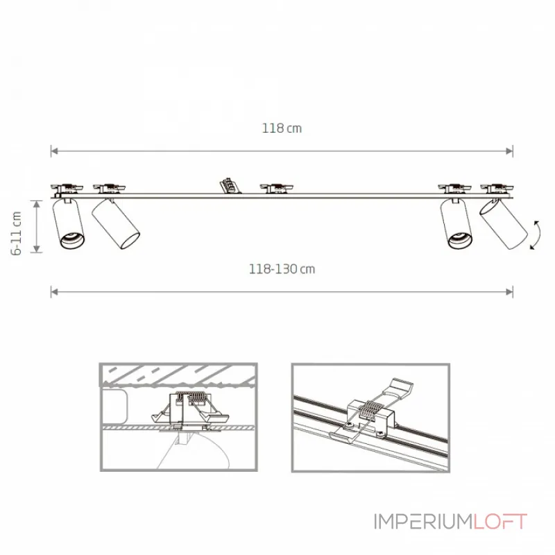 Спот Nowodvorski Mono Surface 7831 от ImperiumLoft