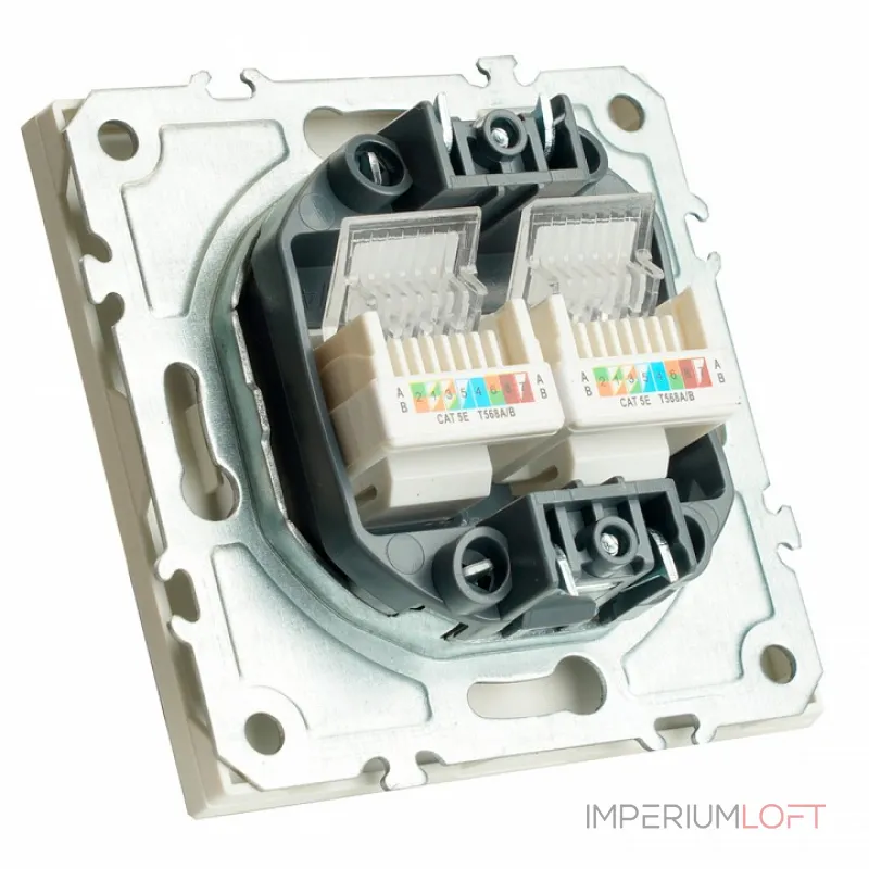 Розетка Ethernet RJ-45 без рамки Stekker RST00-5111-01 49874 от ImperiumLoft Розетка Ethernet RJ-45 без рамки Stekker RST00-5111-01 49874 от ImperiumLoft