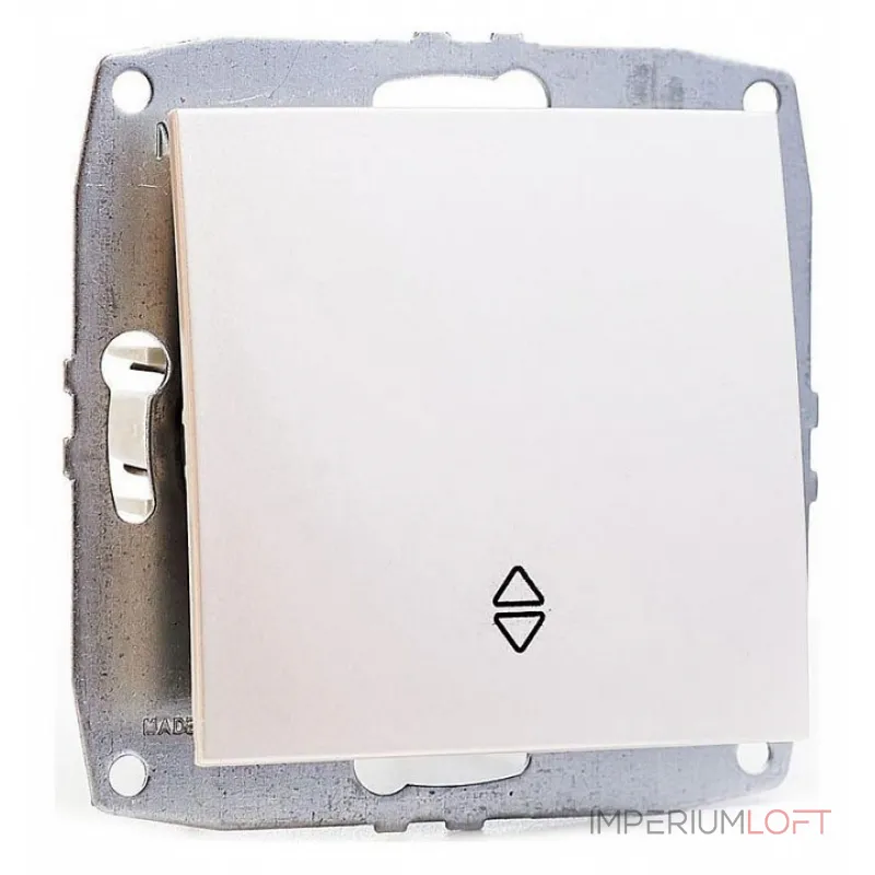 Выключатель проходной одноклавишный без рамки Mono Electric Despina / Larissa 500-002525-109 от ImperiumLoft