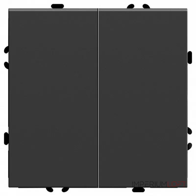 Выключатель перекрестный двухклавишный без рамки Stekker RSW10-5107-05 49843 от ImperiumLoft