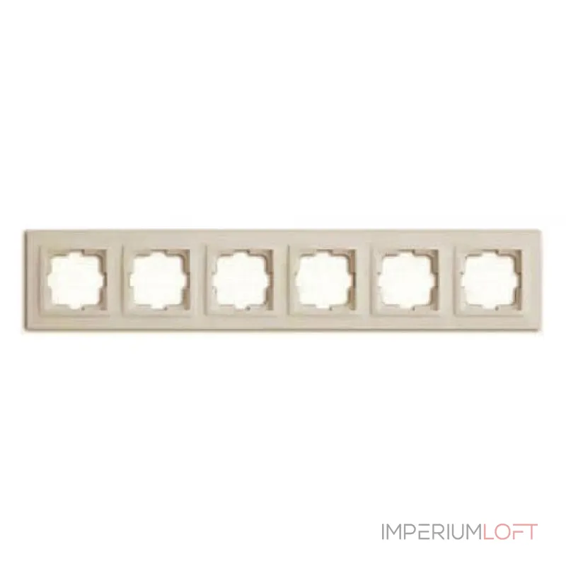 Рамка на 6 постов Mono Electric Despina 102-170000-166 от ImperiumLoft Рамка на 6 постов Mono Electric Despina 102-170000-166 от ImperiumLoft