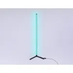 Светильник светодиодный напольный RGB с пультом FL8022 BK черный LED 15W RGB D32*1250 (ПДУ РАДИО 2.4G) от NovaLamp