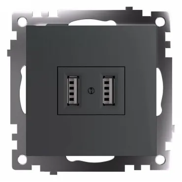 Розетка USB без рамки Stekker Катрин 49422 Розетка USB без рамки Stekker Катрин 49422