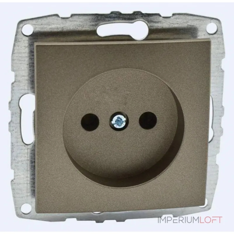 Розетка без заземления без рамки Mono Electric Despina / Larissa 500-002322-116 от ImperiumLoft
