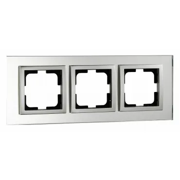 Рамка на 3 поста Mono Electric Style Glass 107-700000-162 Рамка на 3 поста Mono Electric Style Glass 107-700000-162