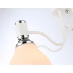 Светильник потолочный TR303305/5 WH/CH/FR белый/хром/белый матовый E27*5 max 60W D600*270 от NovaLamp