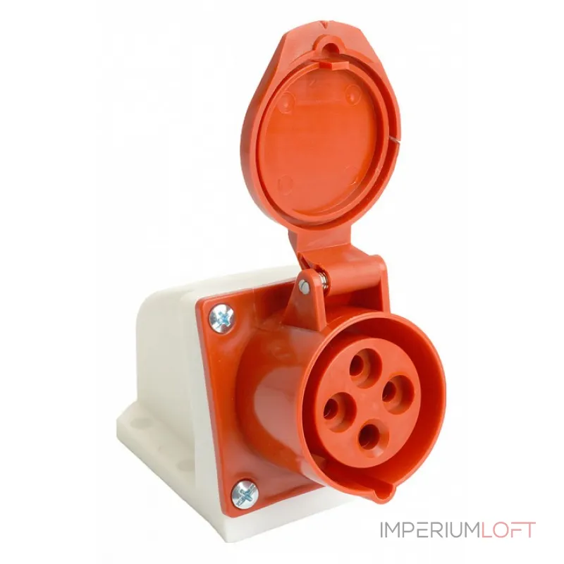 Розетка переносная разборная 2P+PE с крышкой Stekker ST 49434 от ImperiumLoft Розетка переносная разборная 2P+PE с крышкой Stekker ST 49434 от ImperiumLoft